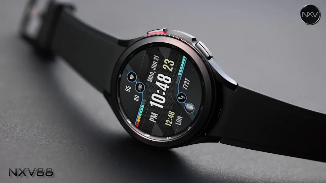 NXV88 Digital Watch Face screenshot 1