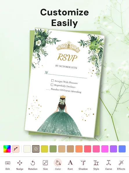 Invitation Maker: Cards & RSVP screenshot 10