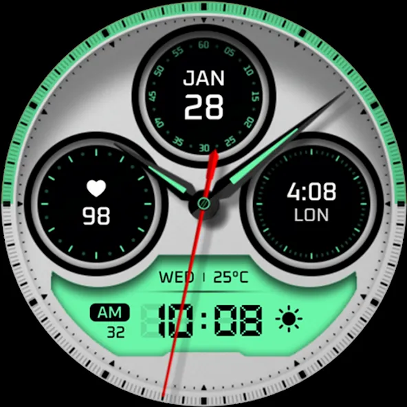 Watch face 10h08.com #117 screenshot 28