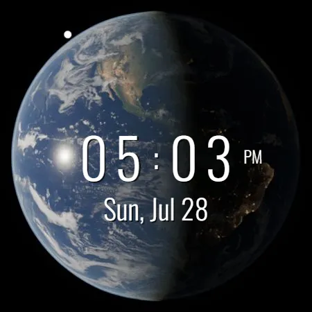 Orbital Watch Face Time Zone screenshot 9