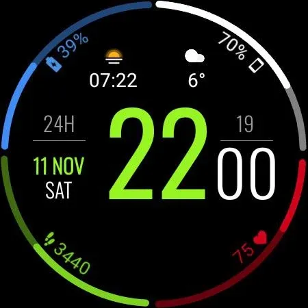 Dens Digital 1 Watch Face screenshot 3