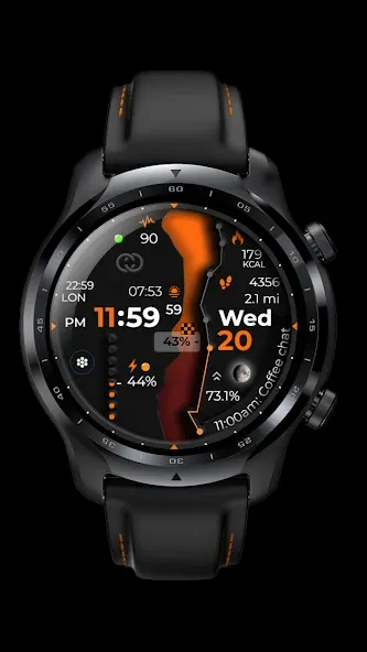 Digital Watch Face CUE102 screenshot 4