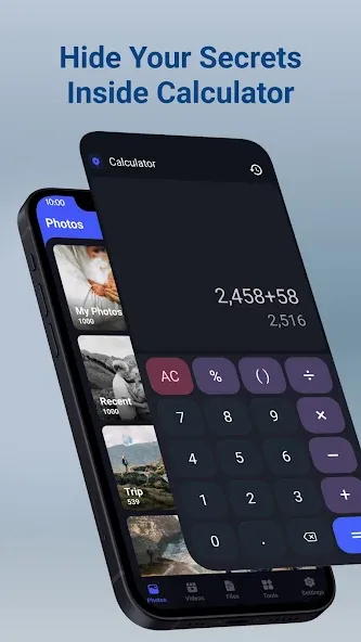 Calculator Lock - Hide Photos screenshot 1