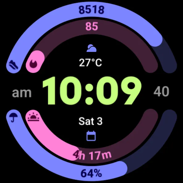 MDS06 Sport Watch Face screenshot 14