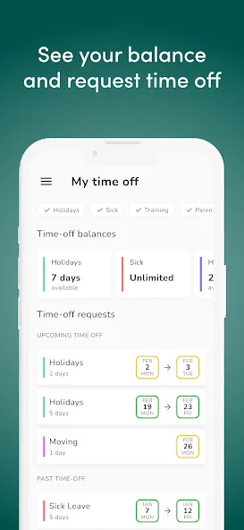 Kenjo – workforce management screenshot 4