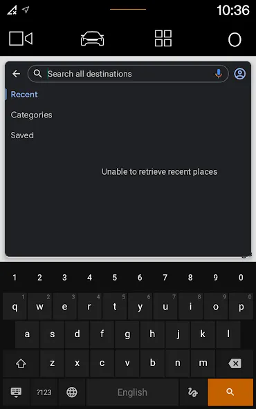 Teclado de Google Automotive screenshot 3