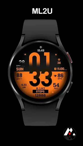 ML2U 152 Watch Face screenshot 1