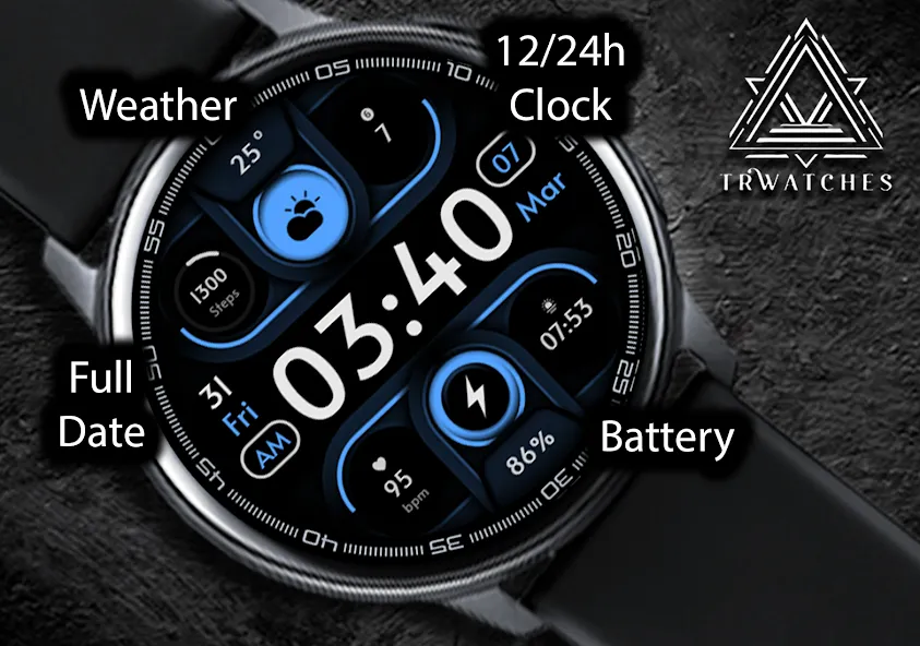 Fancy Digital Watch Face screenshot 4