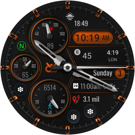 CLA024 Hybrid Watch Face screenshot 15