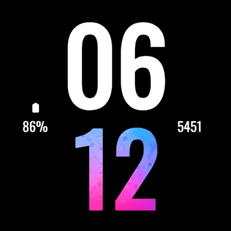 DigitGlow Watch Face screenshot 36