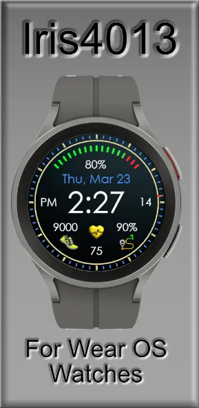 Iris4013 Digital Watch Face screenshot 2