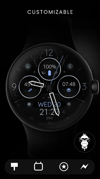 Dream 149 hybrid watch face screenshot 3