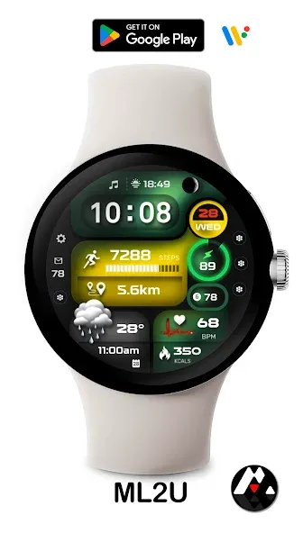 ML2U 255 Watch Face screenshot 4