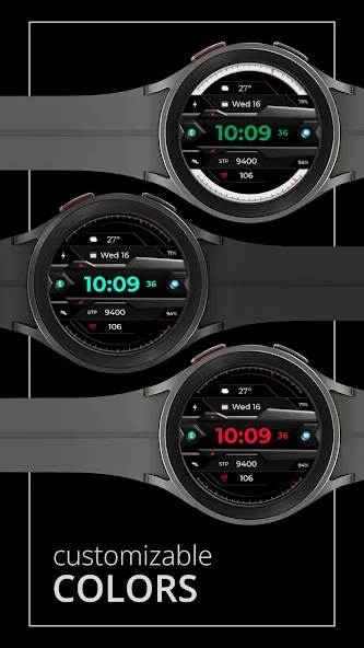 DADAM63: Digital Watch Face screenshot 2