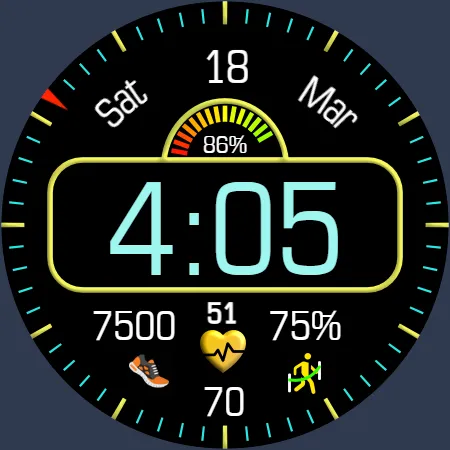 Iris4010 Digital Watch Face screenshot 14