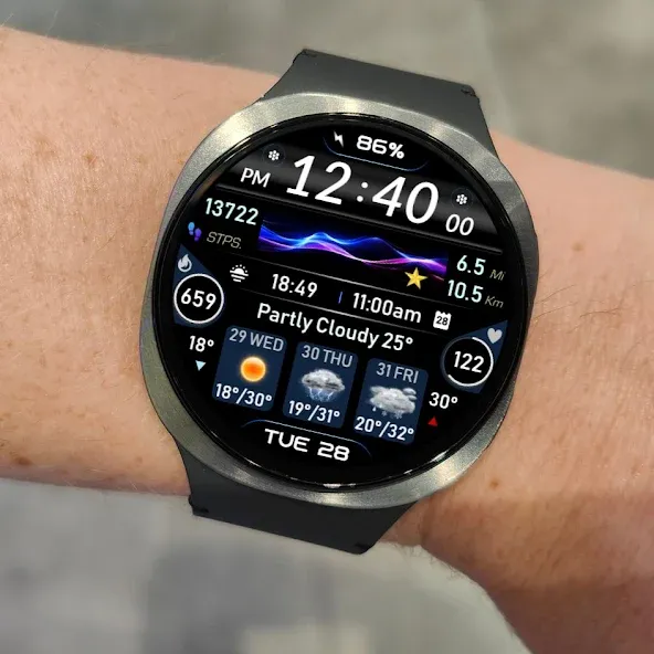 Modern Fitness Tracker IW20 screenshot 3