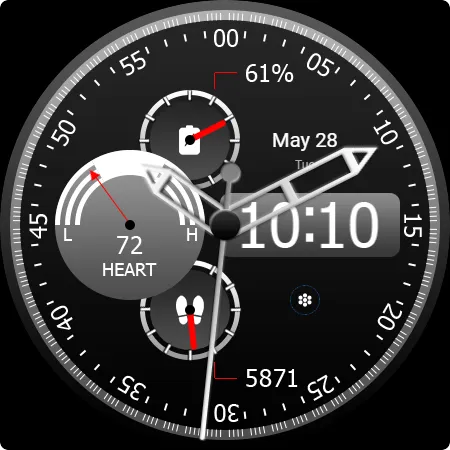 Key WF26 Hybrid Watch Face screenshot 25