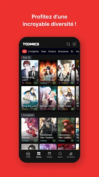 Toomics - Webcomics de qualité screenshot 3