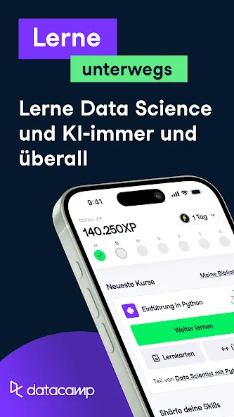 DataCamp: Lerne Data, Code, KI screenshot 1