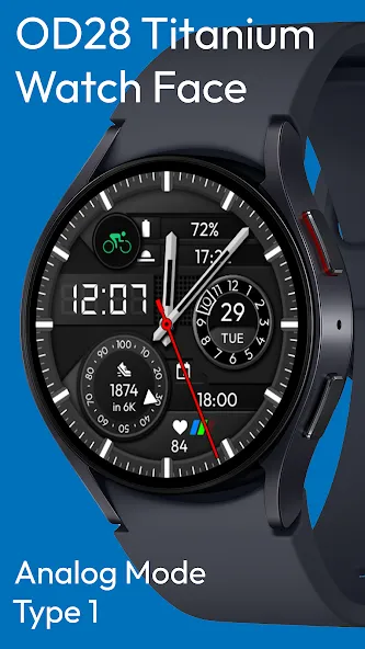 OD28 Titanium Watch Face screenshot 17
