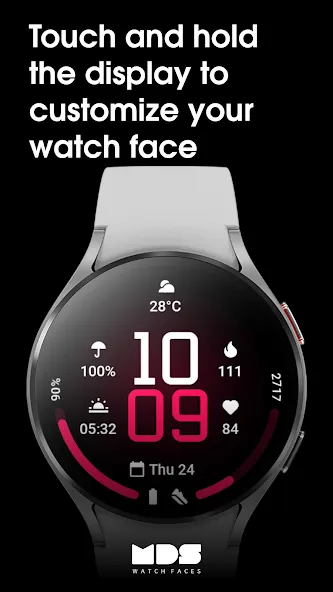 MDS422 Minimal Watch Face screenshot 4