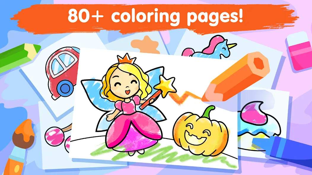 Coloring games for kids age 2 screenshot 2