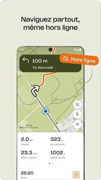 komoot - rando, vélo & course screenshot 3