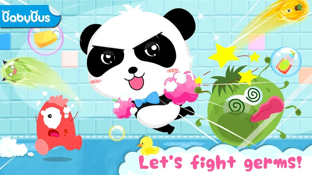 Baby Panda's Bath Time screenshot 1