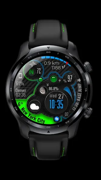 Digital Watch Face CUE104 screenshot 5