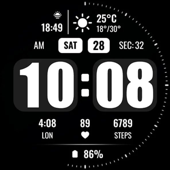 Watch face 10h08.com #145 screenshot 25