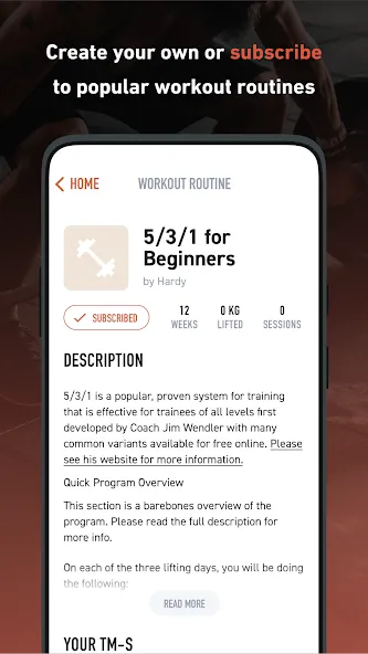 Hardy: smart workout routines screenshot 3