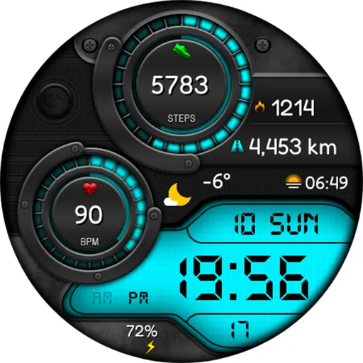 Digital Artumi Watch face screenshot 18