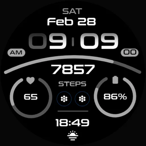OMG 439 - Digital Watch Face screenshot 27