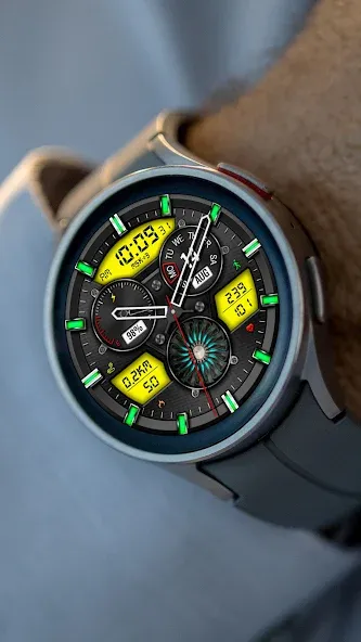 Hybrid CLOUD URX138 Watch face screenshot 5