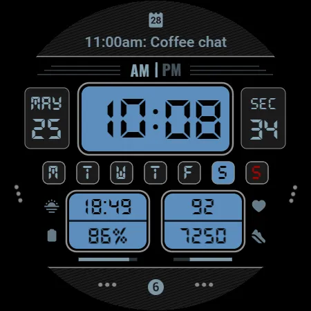 Y26 Digital Rhapsody WatchFace screenshot 27