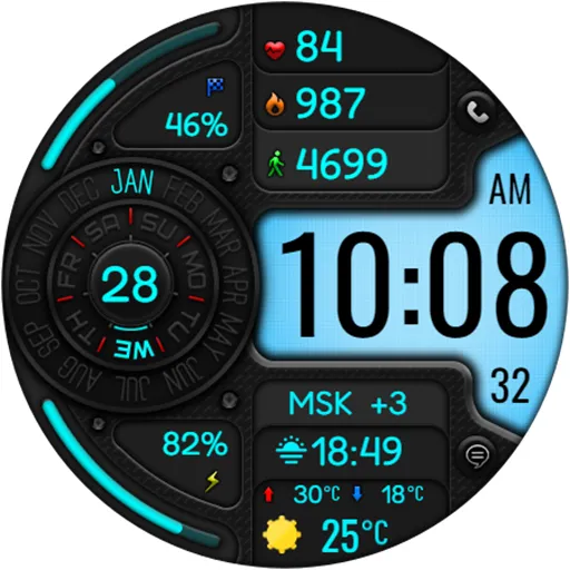 DIGI LITRACON CTS79 Watch face screenshot 22