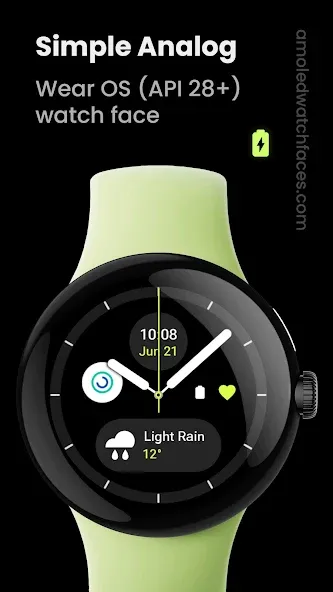 Simple Analog: Watch face screenshot 1