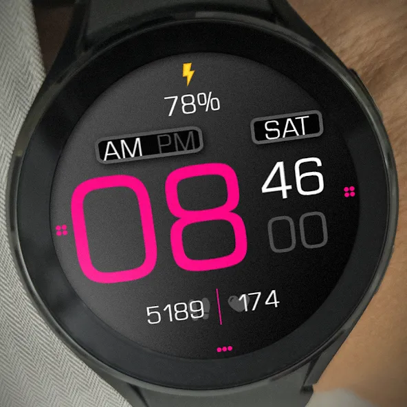 Key064 Digital Watch Face screenshot 8