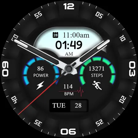 IA122 Hybrid Watchface screenshot 9