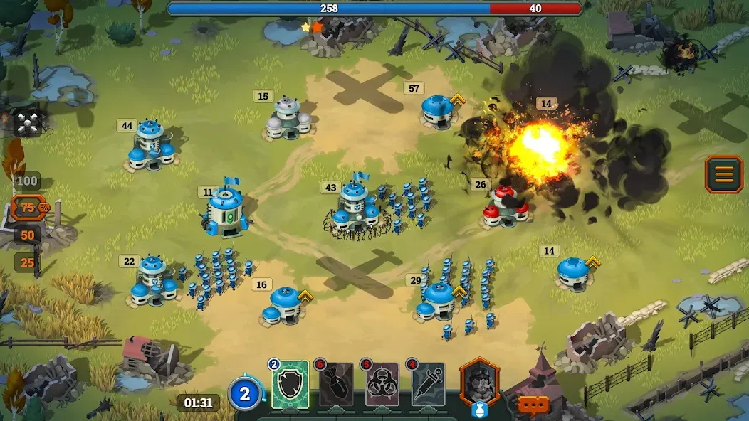 Bunker Wars: Jogo RTS screenshot 5