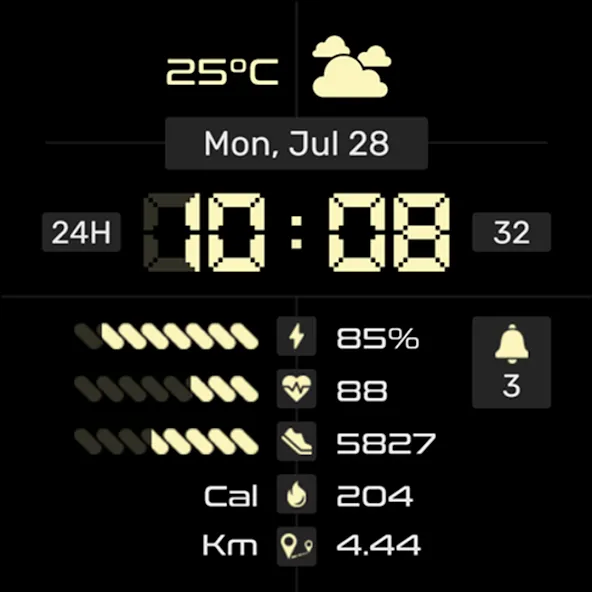Watch face CNW-44 screenshot 30
