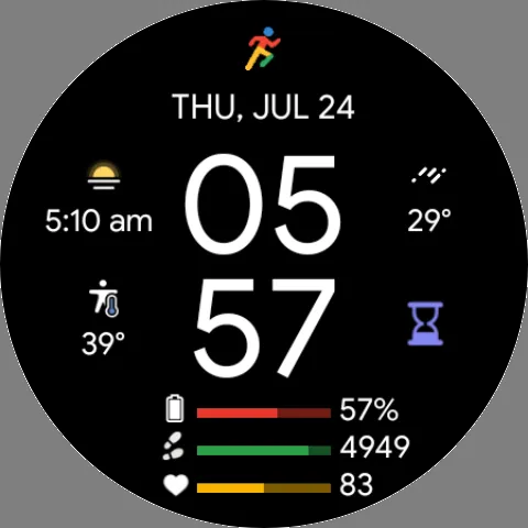 Pixel Minimal Pro Watch Face screenshot 8
