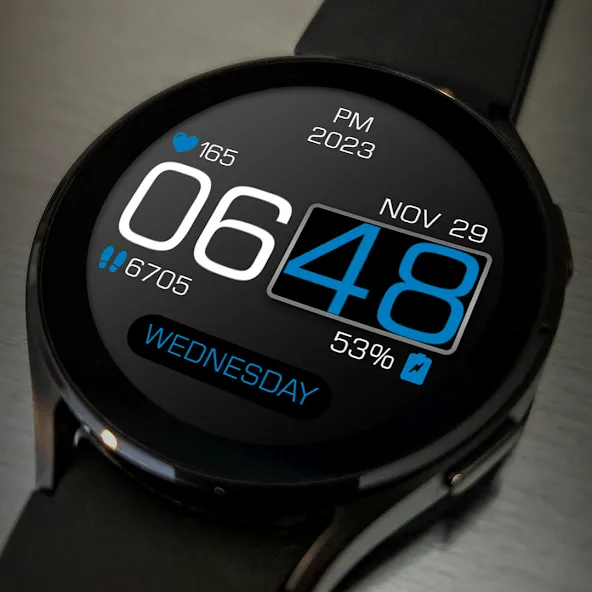 Key109 Digital Sport WatchFace screenshot 4