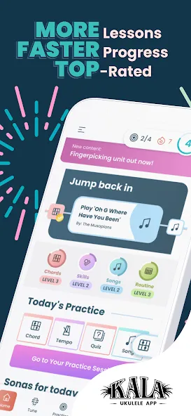 Kala: Learn Ukulele & Tuner screenshot 1