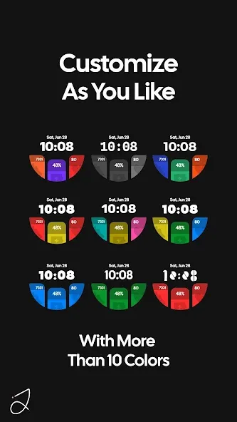 Simple Bars Watch Face screenshot 3