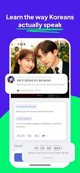 Ganada:Learn Korean via Kdrama screenshot 2