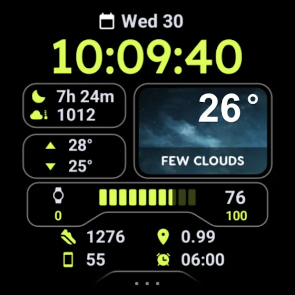 MDS01 Digital Watch Face screenshot 12