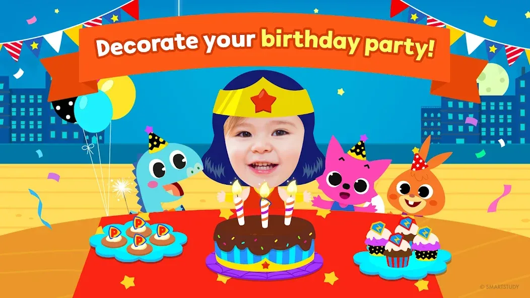 Pinkfong Birthday Party: Kids screenshot 1