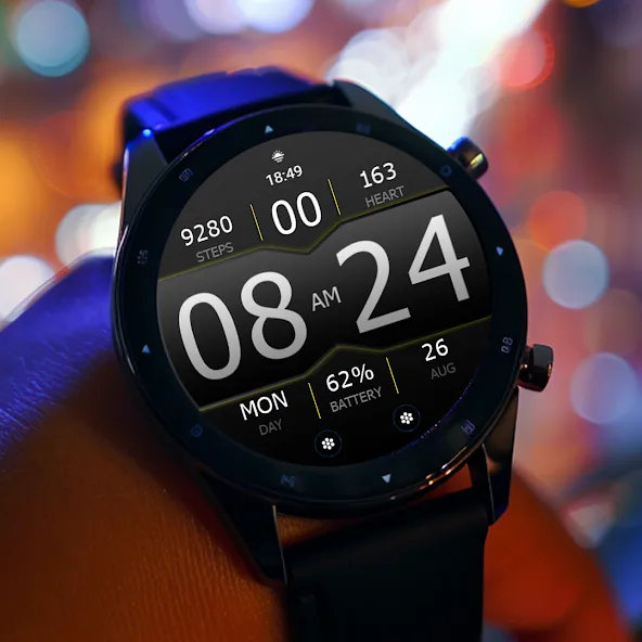 Key WF35 Digital Watch Face screenshot 2
