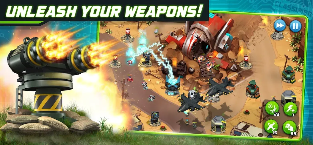Alien Creeps TD screenshot 1
